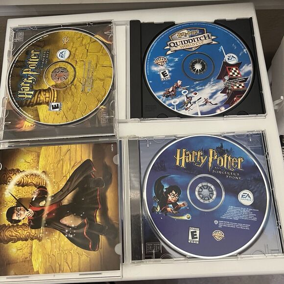 Lot Of 3 Harry Potter PC Games CD-ROM With Box Vintage EA Games Rated E W Cases - Picture 3 of 3